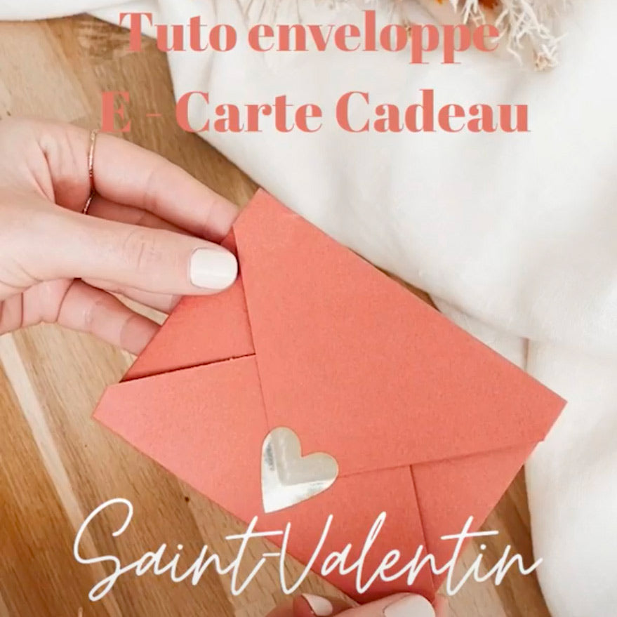 Saint-Valentin  Tuto Comment emballer joliment sa E-carte cadeau