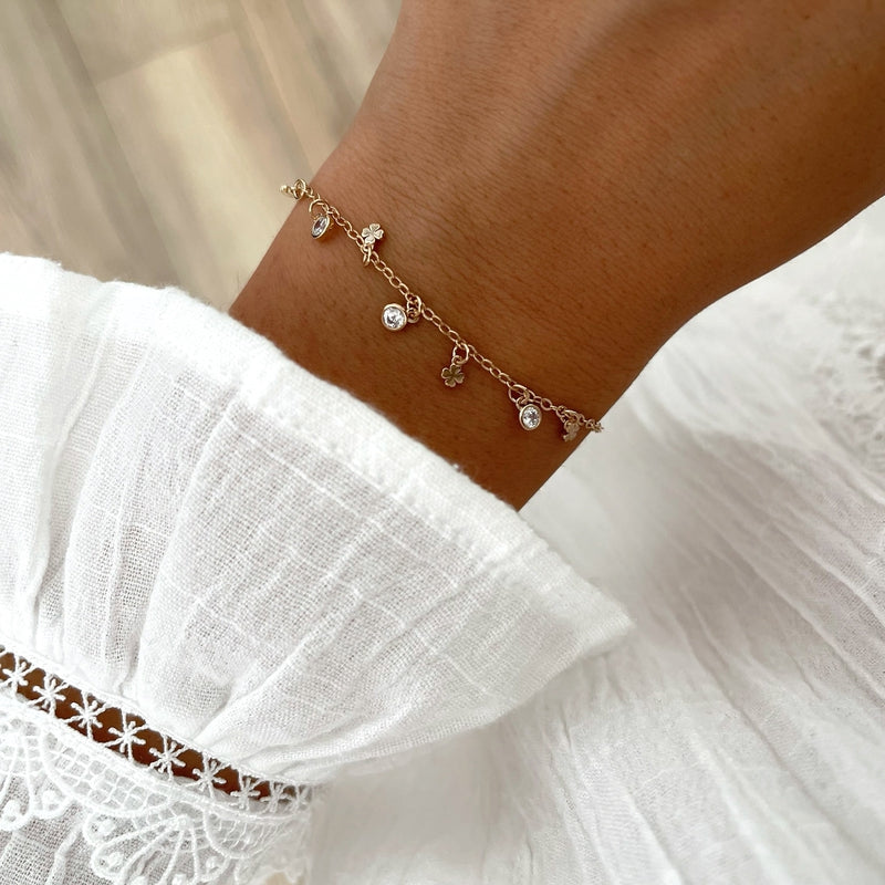 Bracelet "Laly" plaqué or-instants-plaisirs-Instants Plaisirs • Bijoux