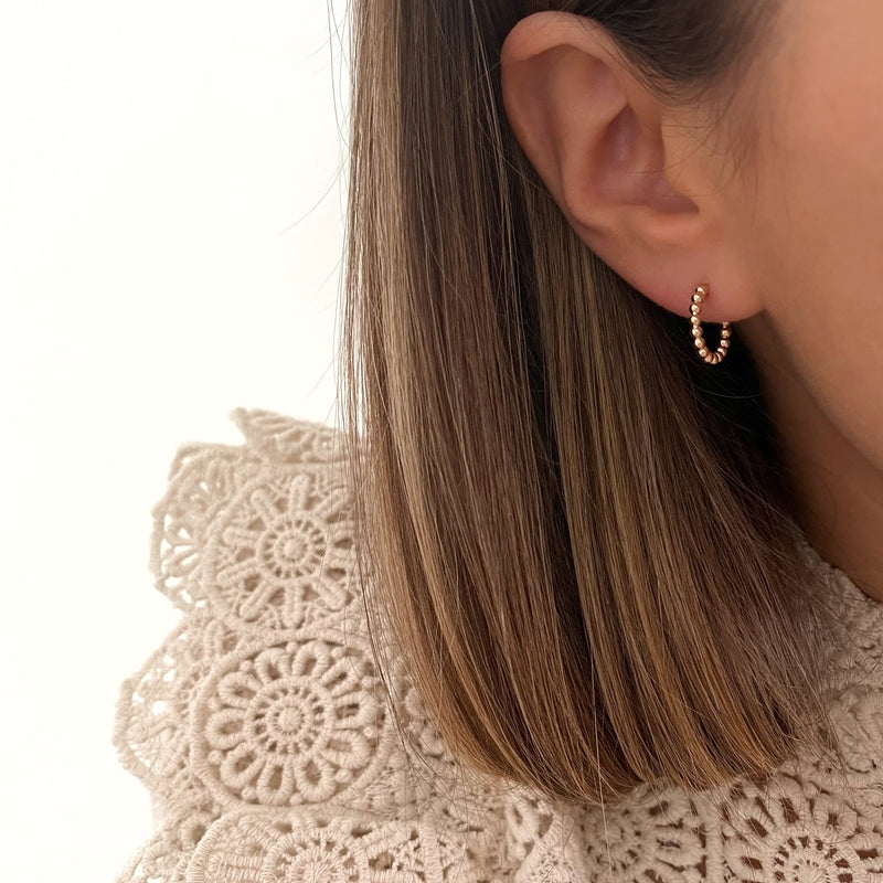 3 Paires De Boucles D'Oreilles Petites-Moyennes Créole-Anneau En Argent 3 Paires De Boucles D'Oreilles Petites-Moyennes Créole-Anneau En Argent