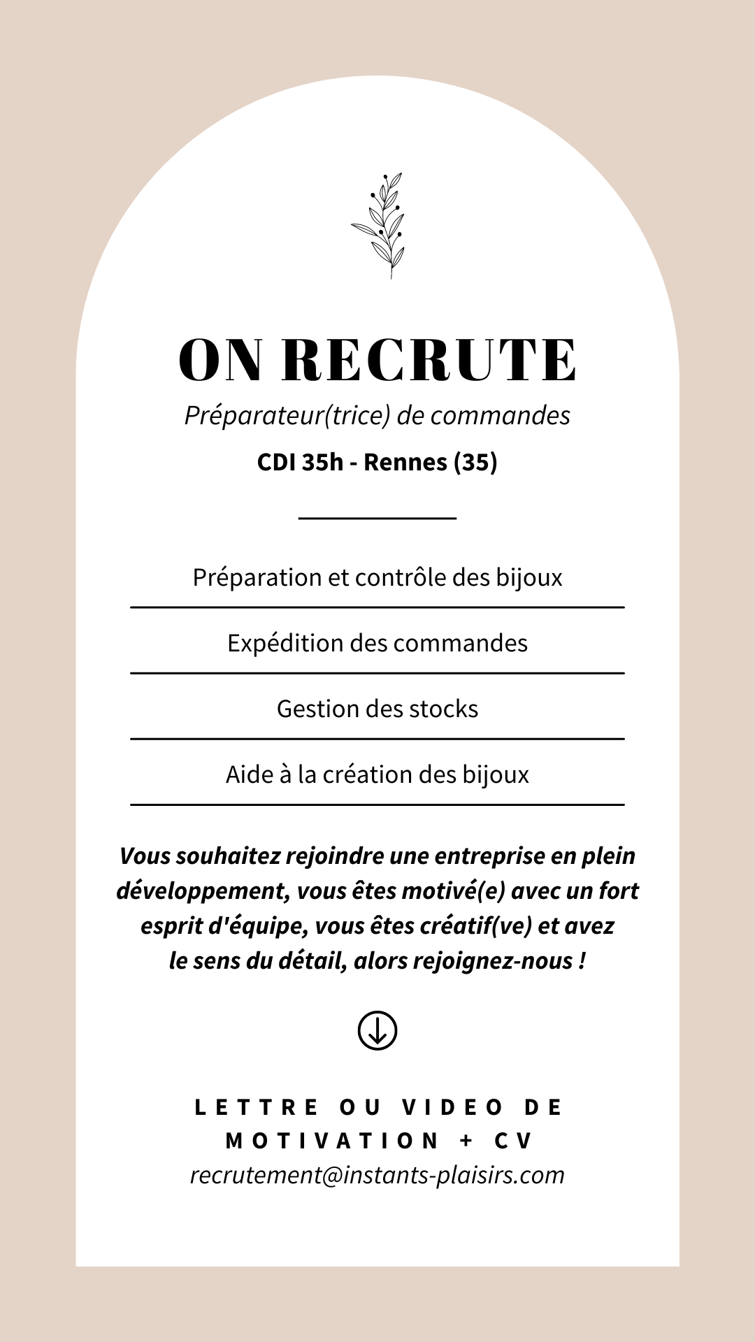 📣 Besuche uns in unserem Atelier in Rennais! #Rekrutierung