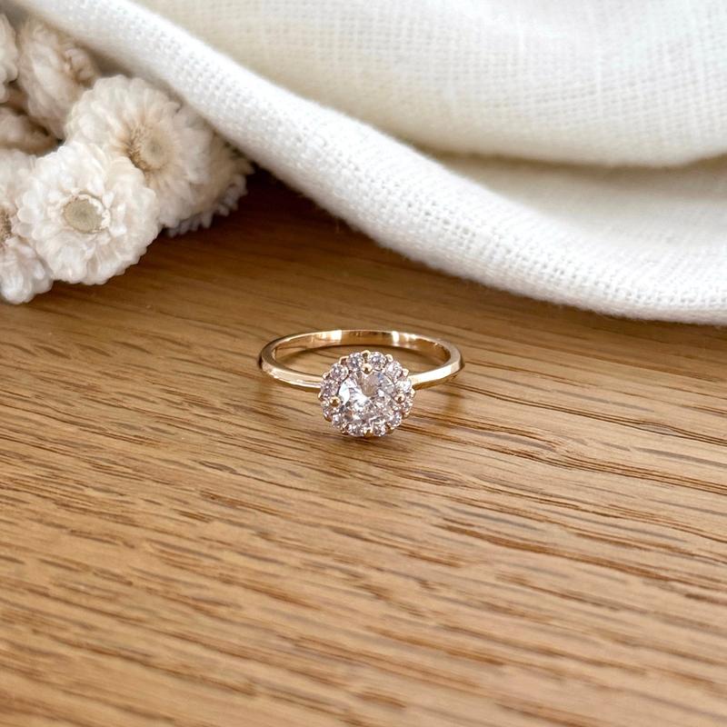 Vergoldeter Ring „Ludivine” – Ringe –Instants Plaisirs  Schmuck