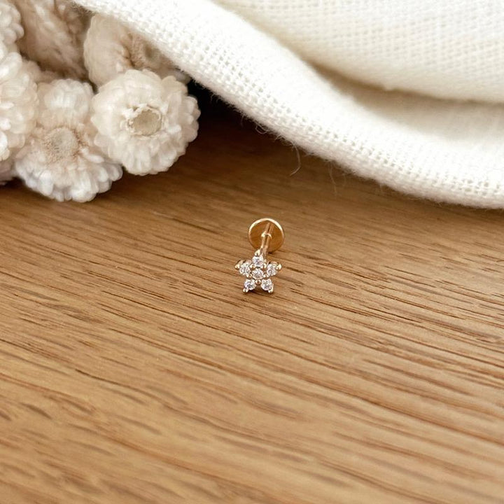 Ohrpiercing „Fery” vergoldet