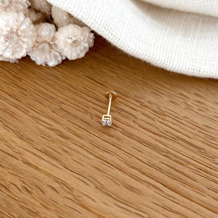 Ohrpiercing „Dani” vergoldet