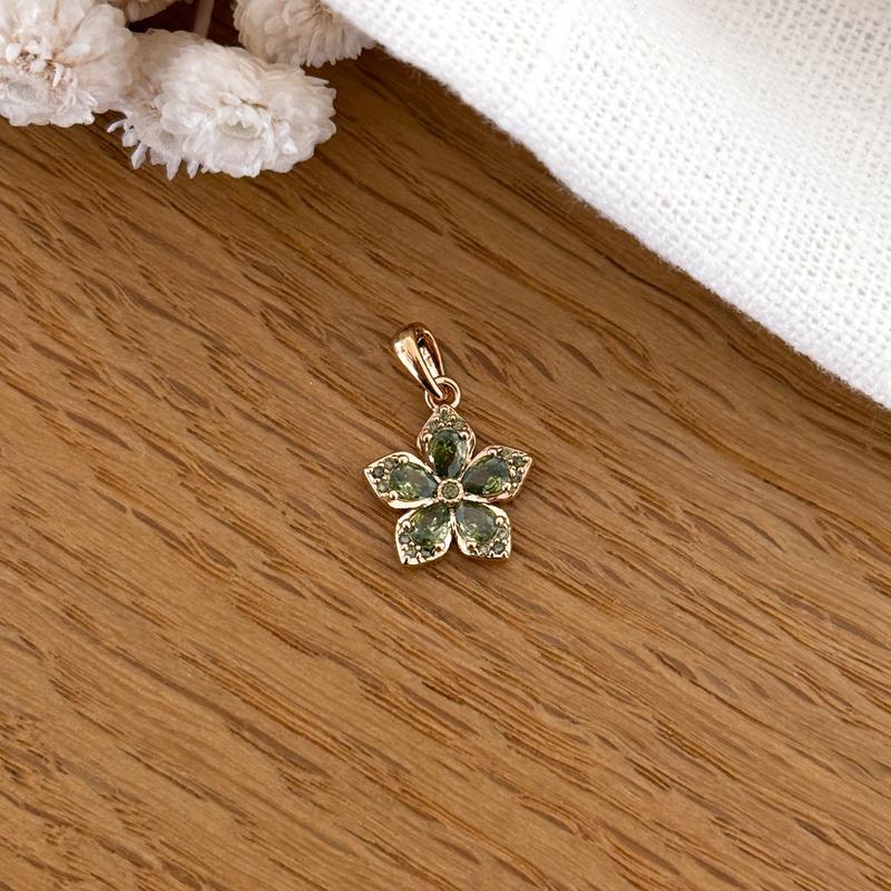 Anhänger „Ayla” vergoldet – Anhänger undInstants Plaisirs  Schmuck –Instants Plaisirs  Schmuck