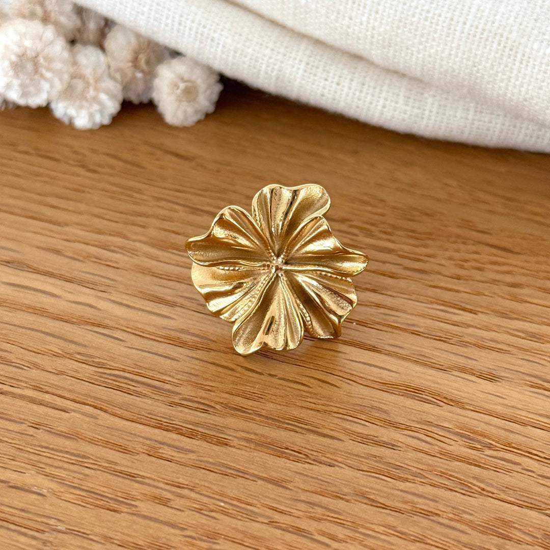 Bague "Rosalia" acier