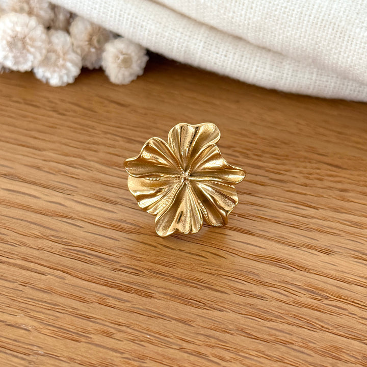 Bague "Rosalia" acier