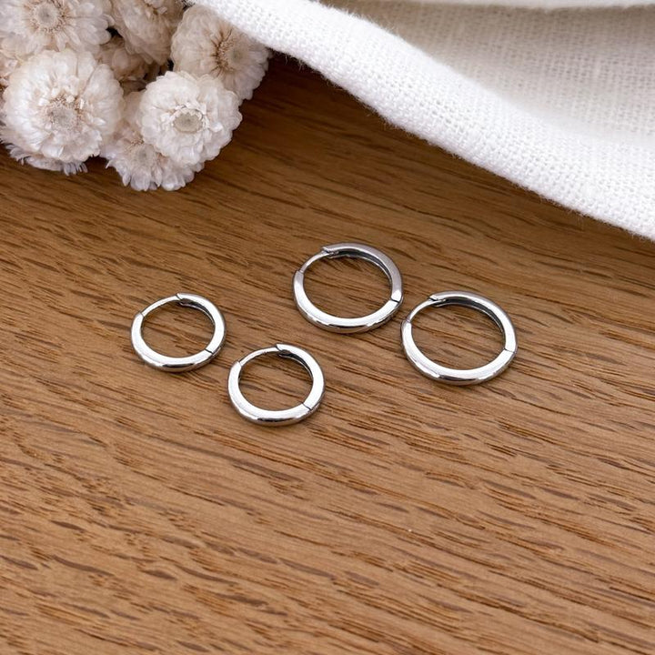 Creolen „Lua” Silber – Ohrringe – Instants Plaisirs – 2er-Set –Instants Plaisirs  Schmuck