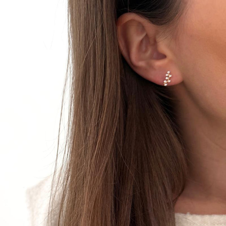 Ohrpiercing „Fila” vergoldet