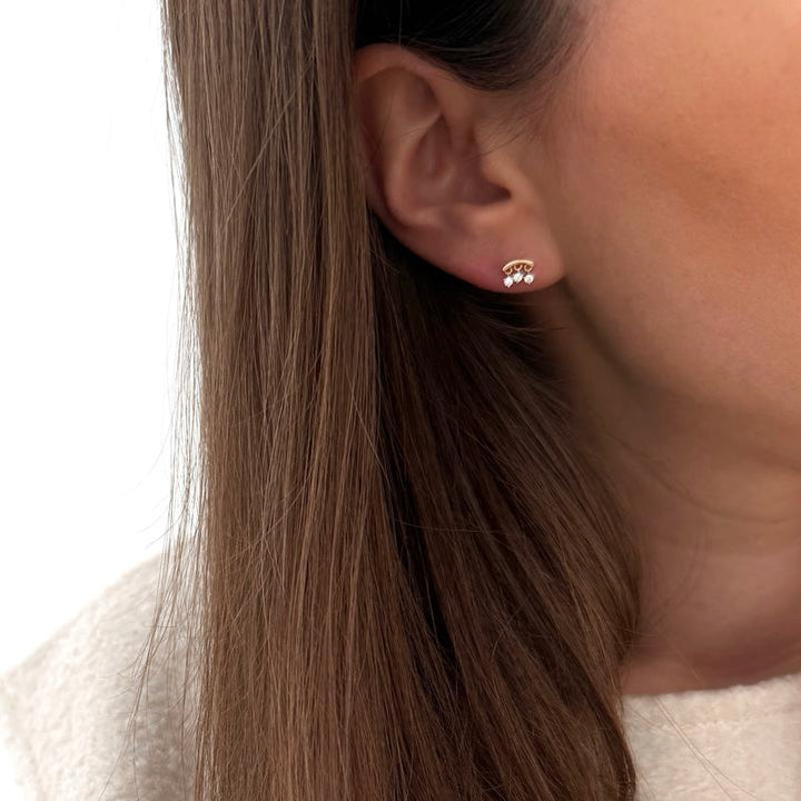 Ohrpiercing „Sao” vergoldet