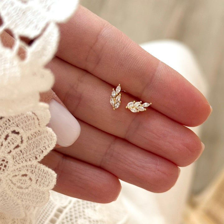 Boucles d'oreilles "Anaïs" plaqué or