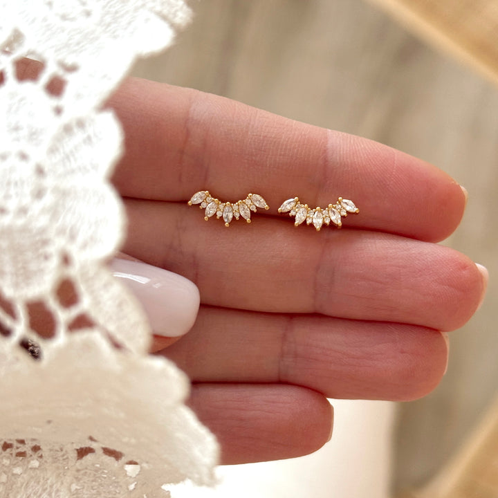 Boucles d'oreilles "Jenny" plaqué or