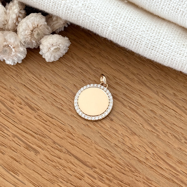 Pendentif "Honoree" plaqué or