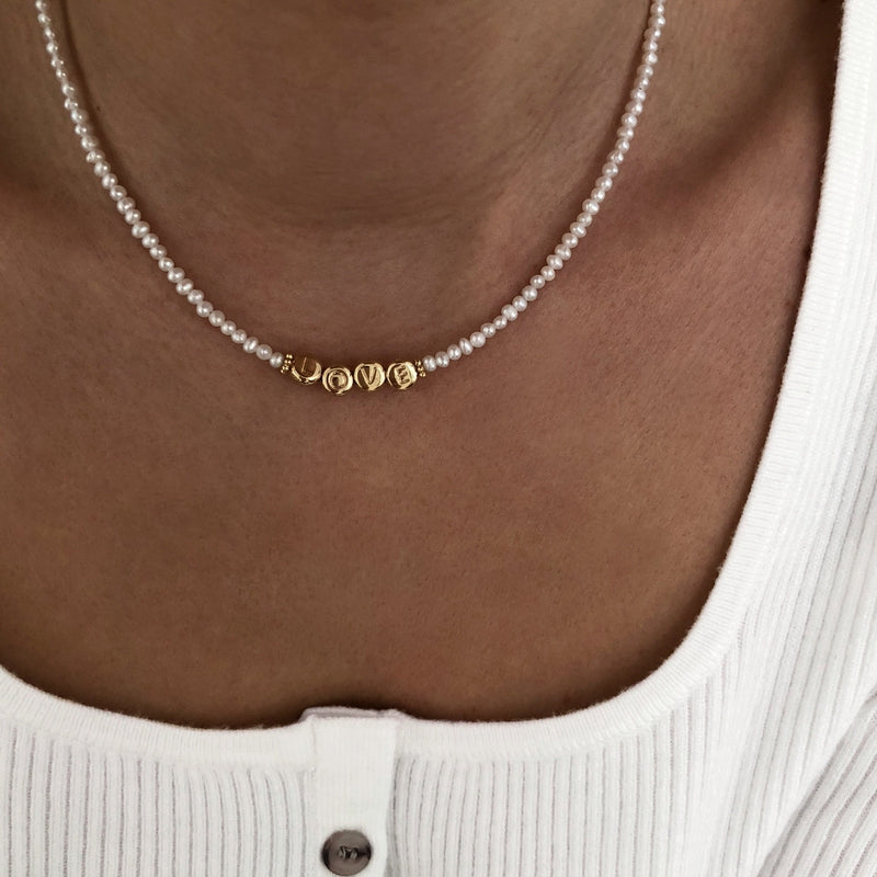 Halskette "April" vergoldet-instant-plaisir-Instants Plaisirs - Schmuck