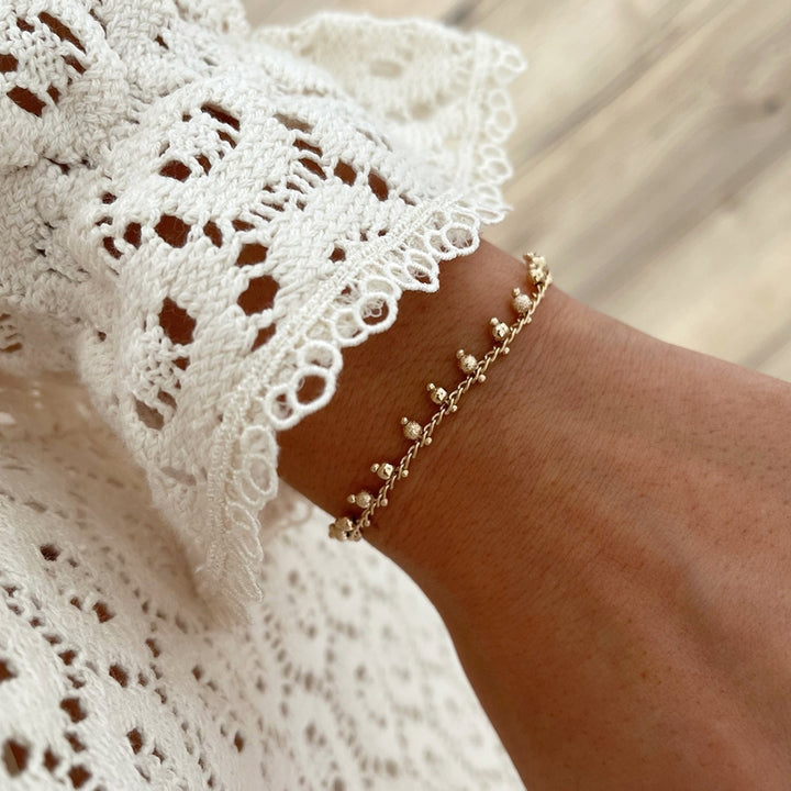 Armband „Jenaly” vergoldet-Armbänder-InstantsInstants Plaisirs Schmuck