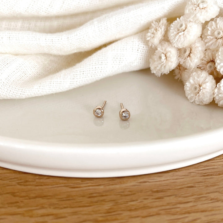 Ohrringe „Bree” vergoldet – Ohrringe –Instants Plaisirs  Schmuck