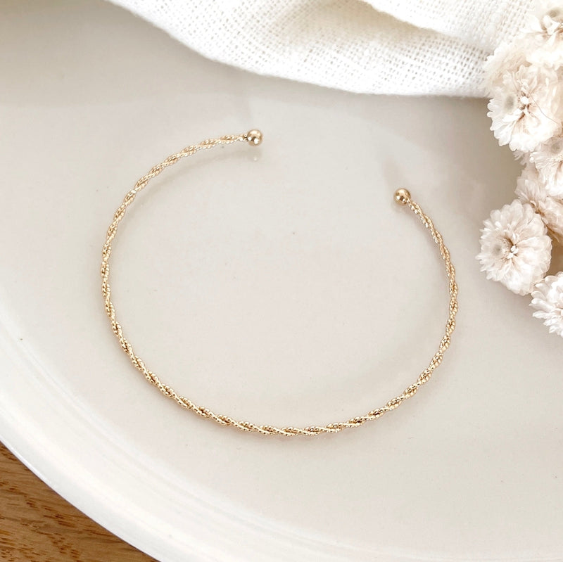 Armreif „Nadège“ vergoldet – Armbänder –Instants Plaisirs Schmuck –Instants Plaisirs  Schmuck