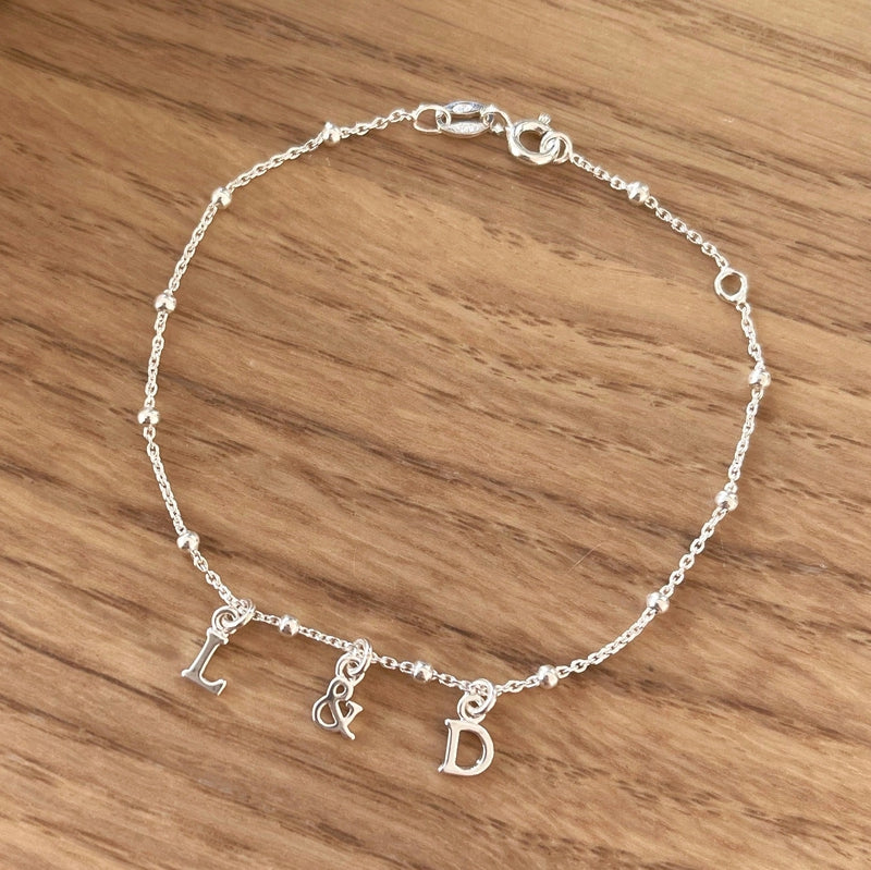 Armband "Initial" Silber