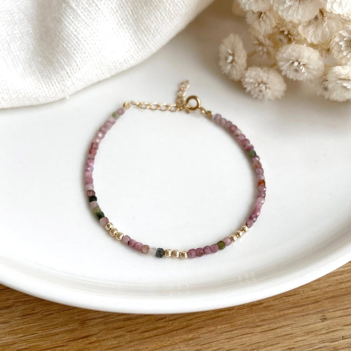 Armband „Hamin” mit vergoldetem Turmalin – Armbänder – Instants Plaisirs –Instants Plaisirs  Schmuck