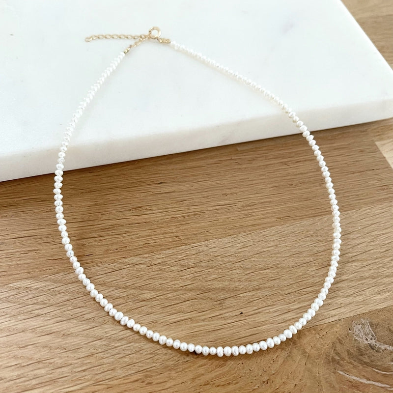 Halskette "Pearl" vergoldet-instant-plaisir-Instants Plaisirs - Schmuck