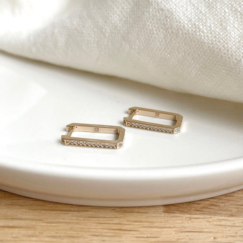 Creolen „Emeline” vergoldet – Ohrringe –Instants Plaisirs  Schmuck