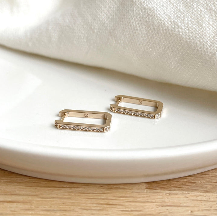 Creolen „Emeline” vergoldet – Ohrringe –Instants Plaisirs  Schmuck