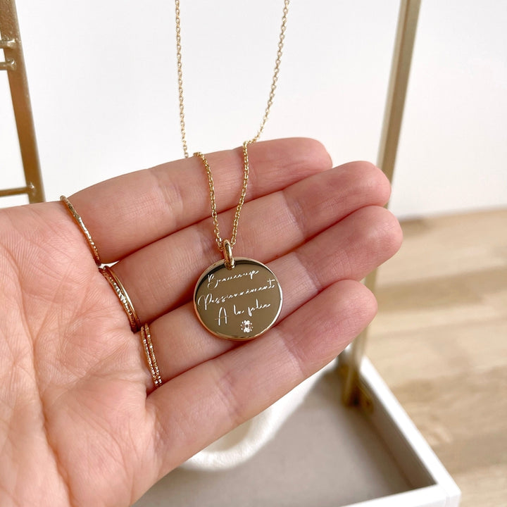 Halskette „A la folie” vergoldetInstants Plaisirs  Schmuck