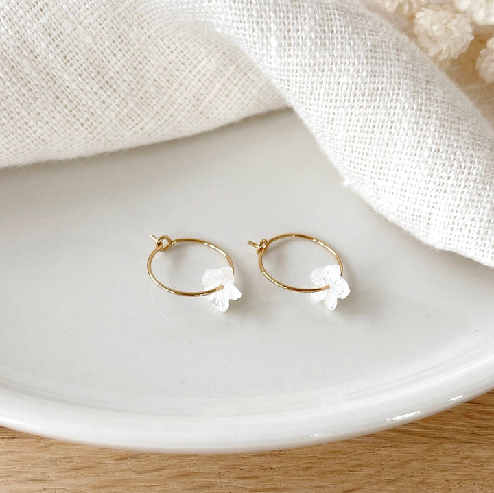 Creolen „Nouméa” vergoldet – Ohrringe –Instants Plaisirs  Schmuck