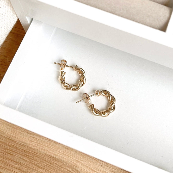 Creolen „Coco” vergoldet – Ohrringe –Instants Plaisirs  Schmuck