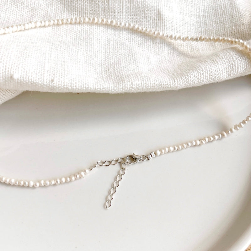 Halskette "Pearl" Silber-Colliers-instants-plaisirs-Instants Plaisirs | Schmuck