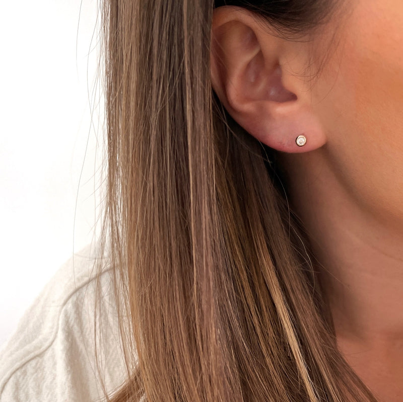 Ohrringe „Bree” vergoldet – Ohrringe –Instants Plaisirs  Schmuck