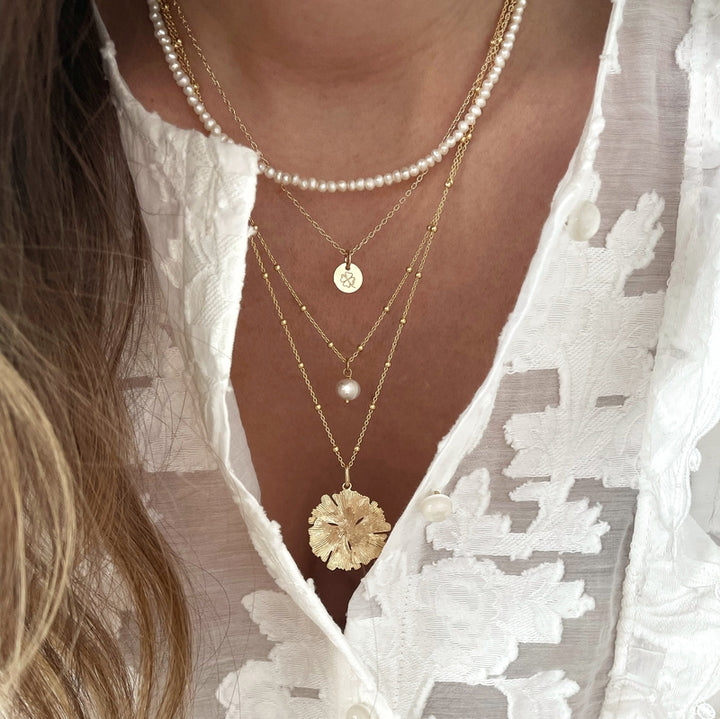 Halskette „Harumi” vergoldet-Halsketten-InstantsInstants Plaisirs  Schmuck