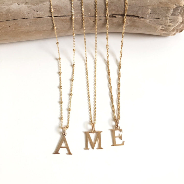 Halskette "Alpha" vergoldet Instants Plaisirs - Schmuck 