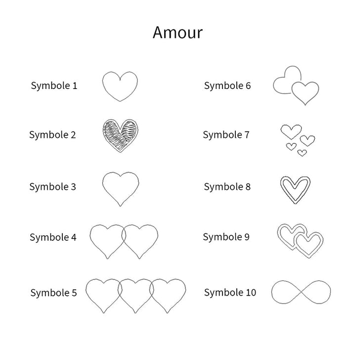 Halskette „Heart“Instants Plaisirs  Schmuck