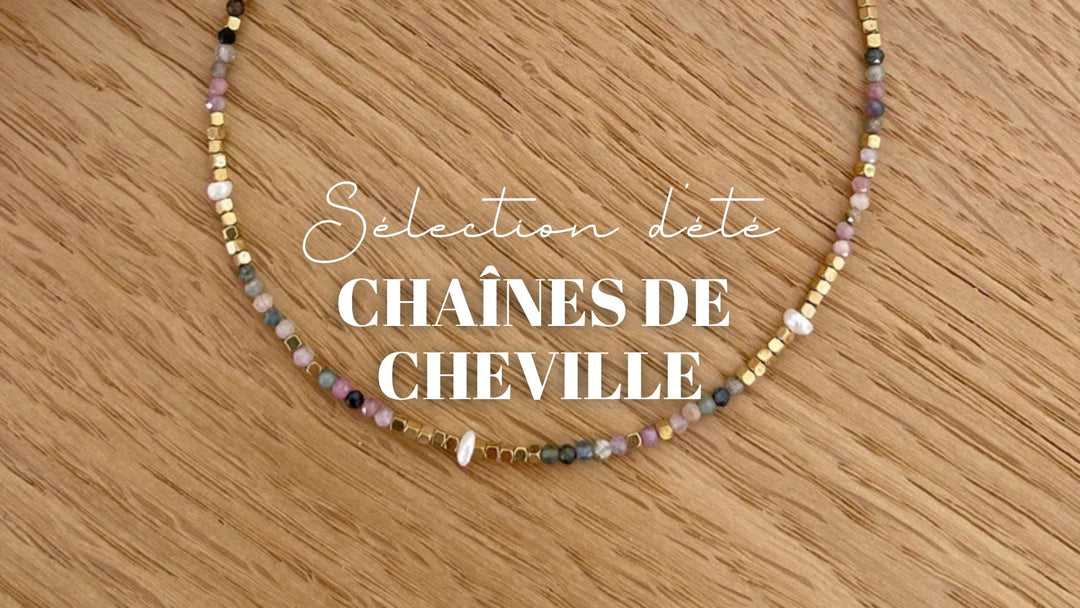 Selection of anklets for summer