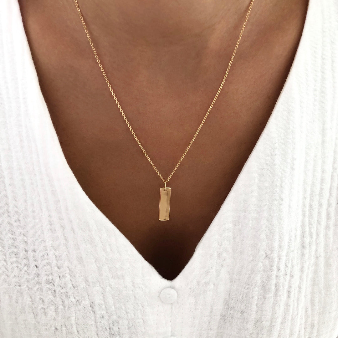 Gold-plated "Barth" pendant