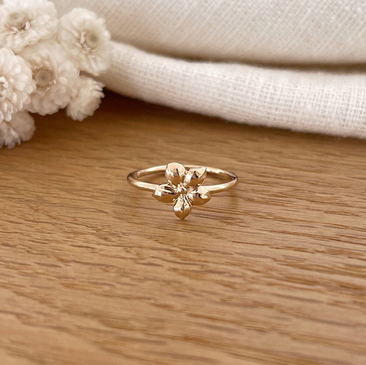 Azelle" gold-plated ring