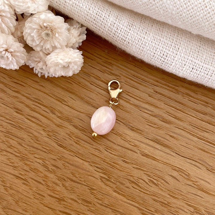 Gold-plated "Oval Opal" Charm