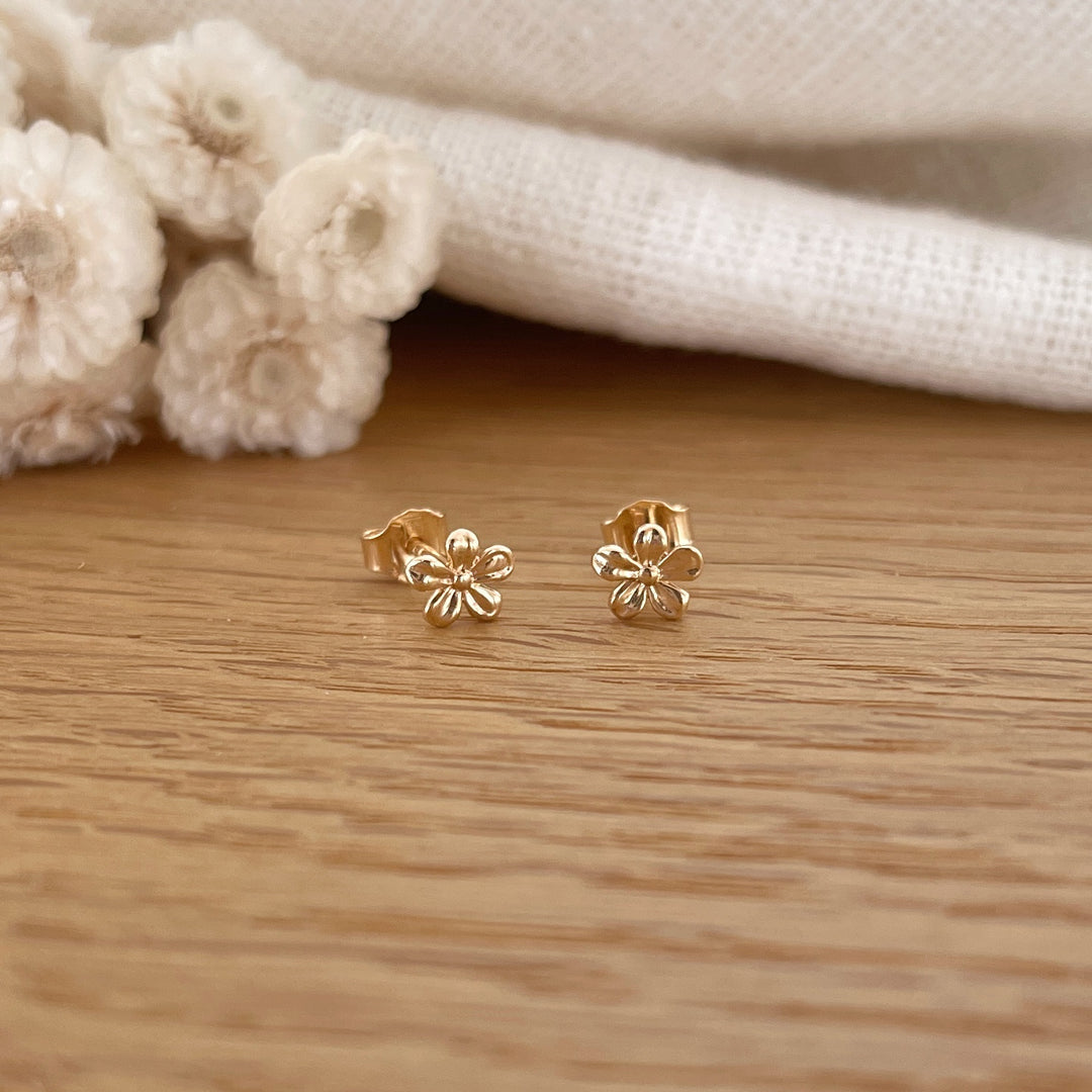 Flona" gold-plated earrings