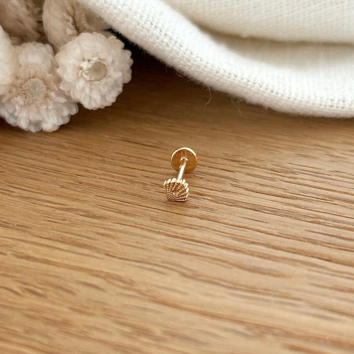 Gold-plated "Fanja" ear piercing