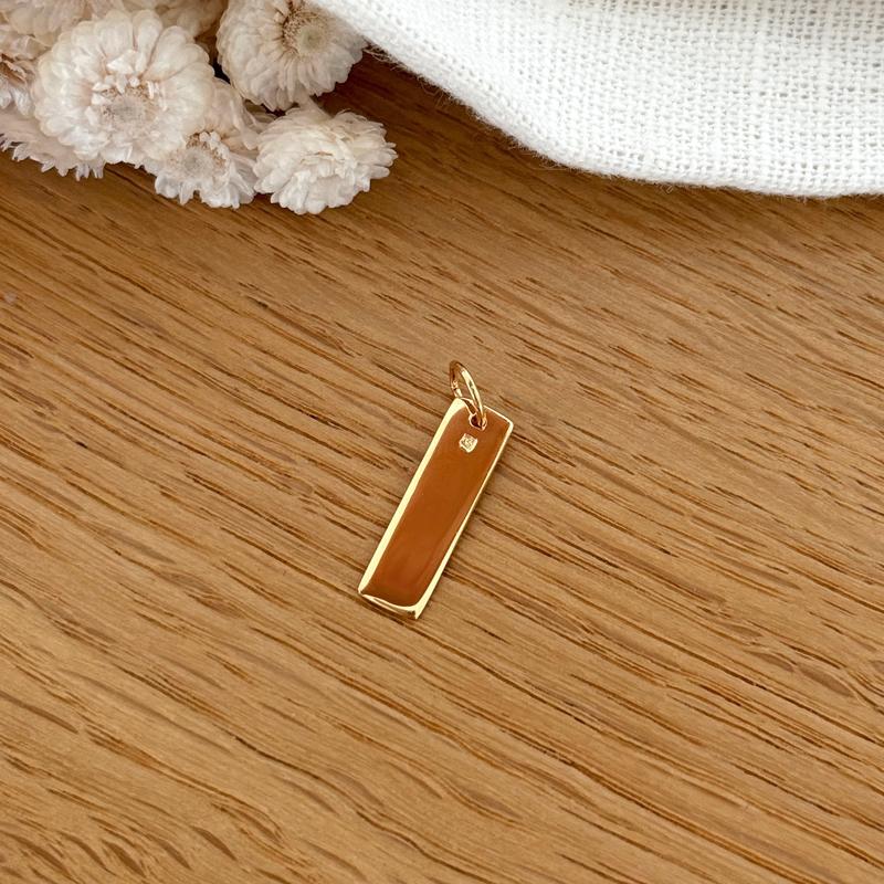 Gold-plated "Barth" pendant