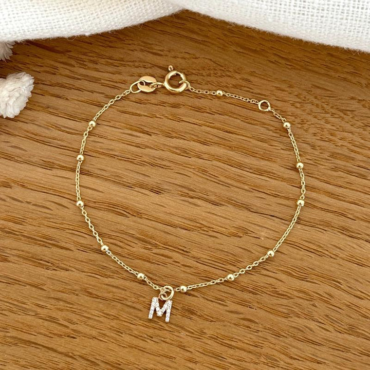 Gold-plated "Luce" bracelet