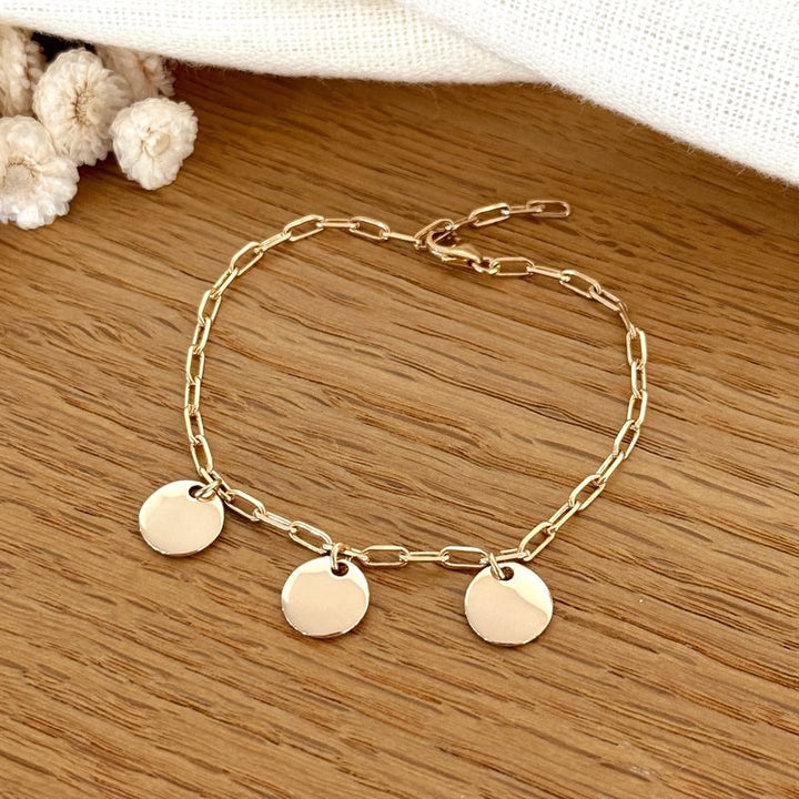 Gold-plated "Soan" bracelet