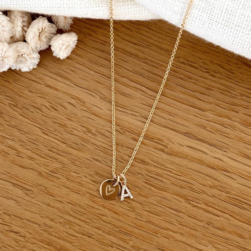 Gold-plated "Alda" necklace