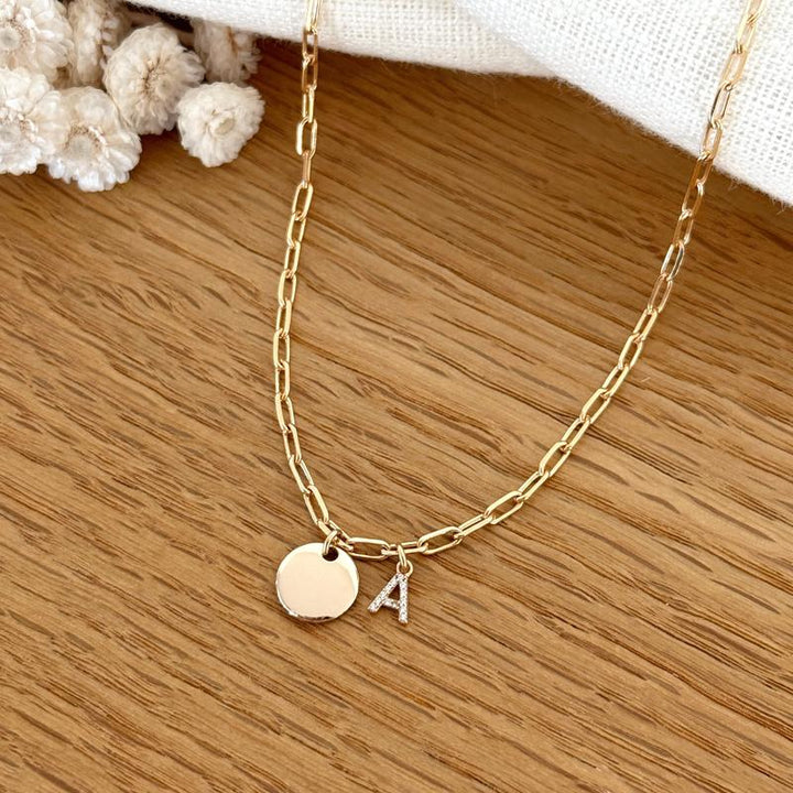 Gold-plated "Emy" necklace