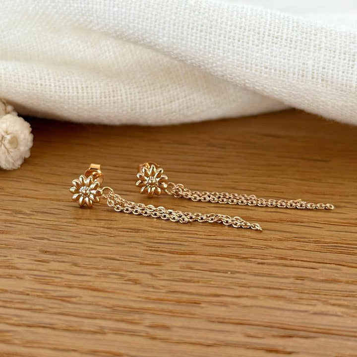 Gold-plated "Alicia" earrings