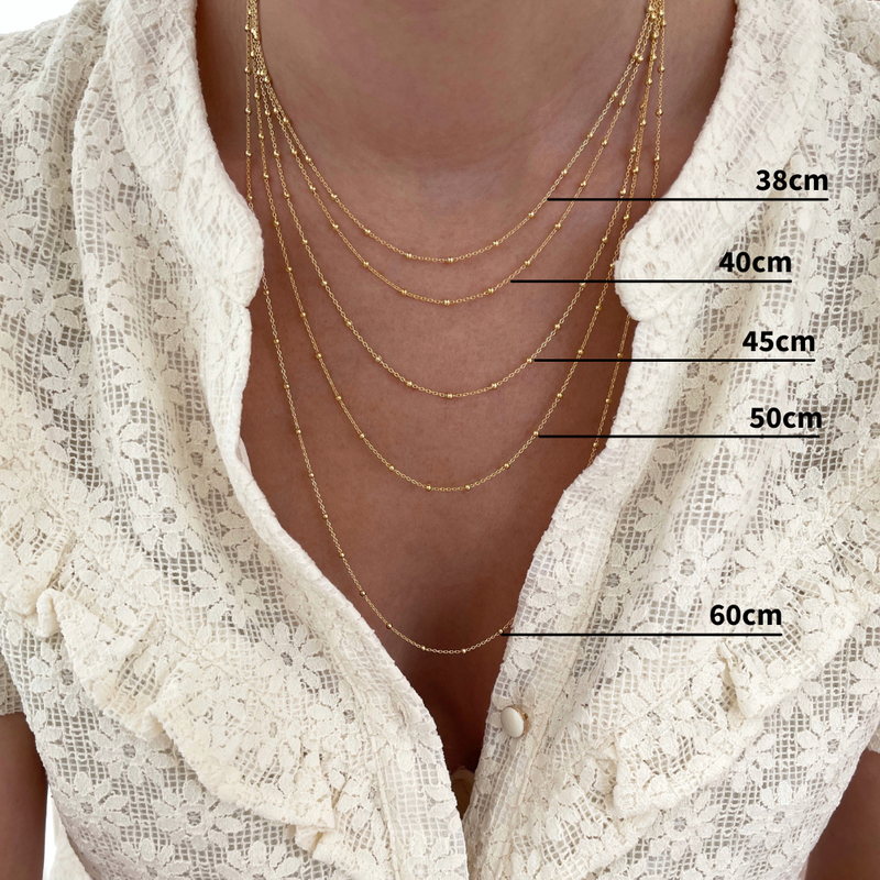 Ohana" gold-plated necklace