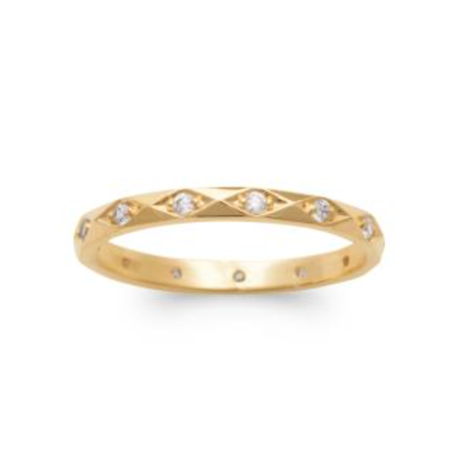 Helene" gold-plated ring