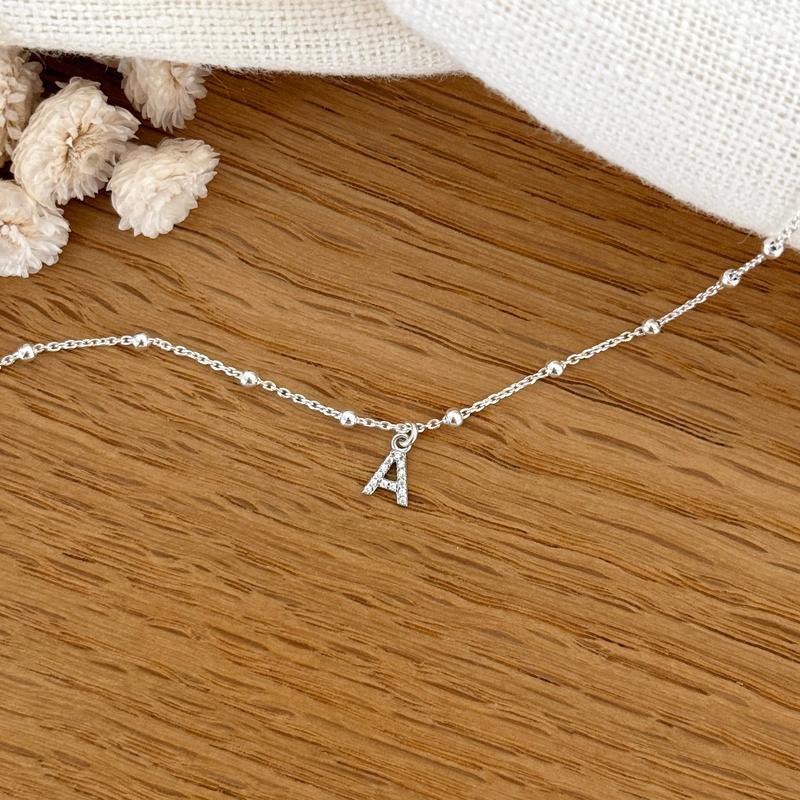 "Luce" silver necklace