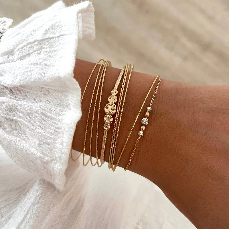 Katia" gold-plated bracelet