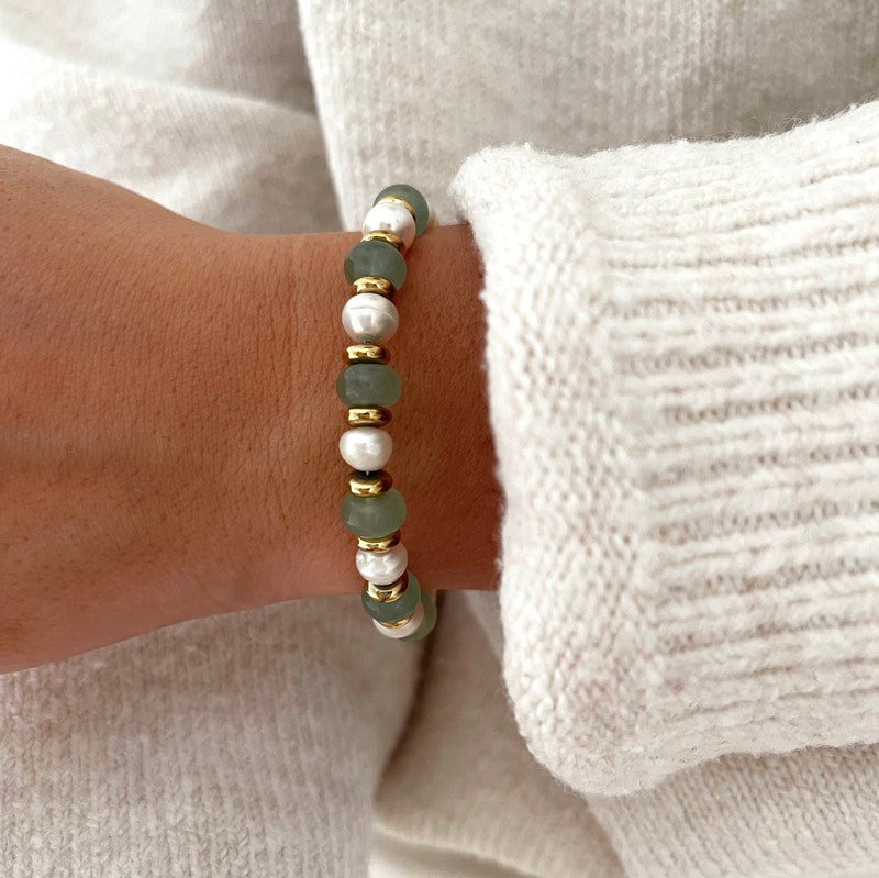 Max" Indian agate bracelet